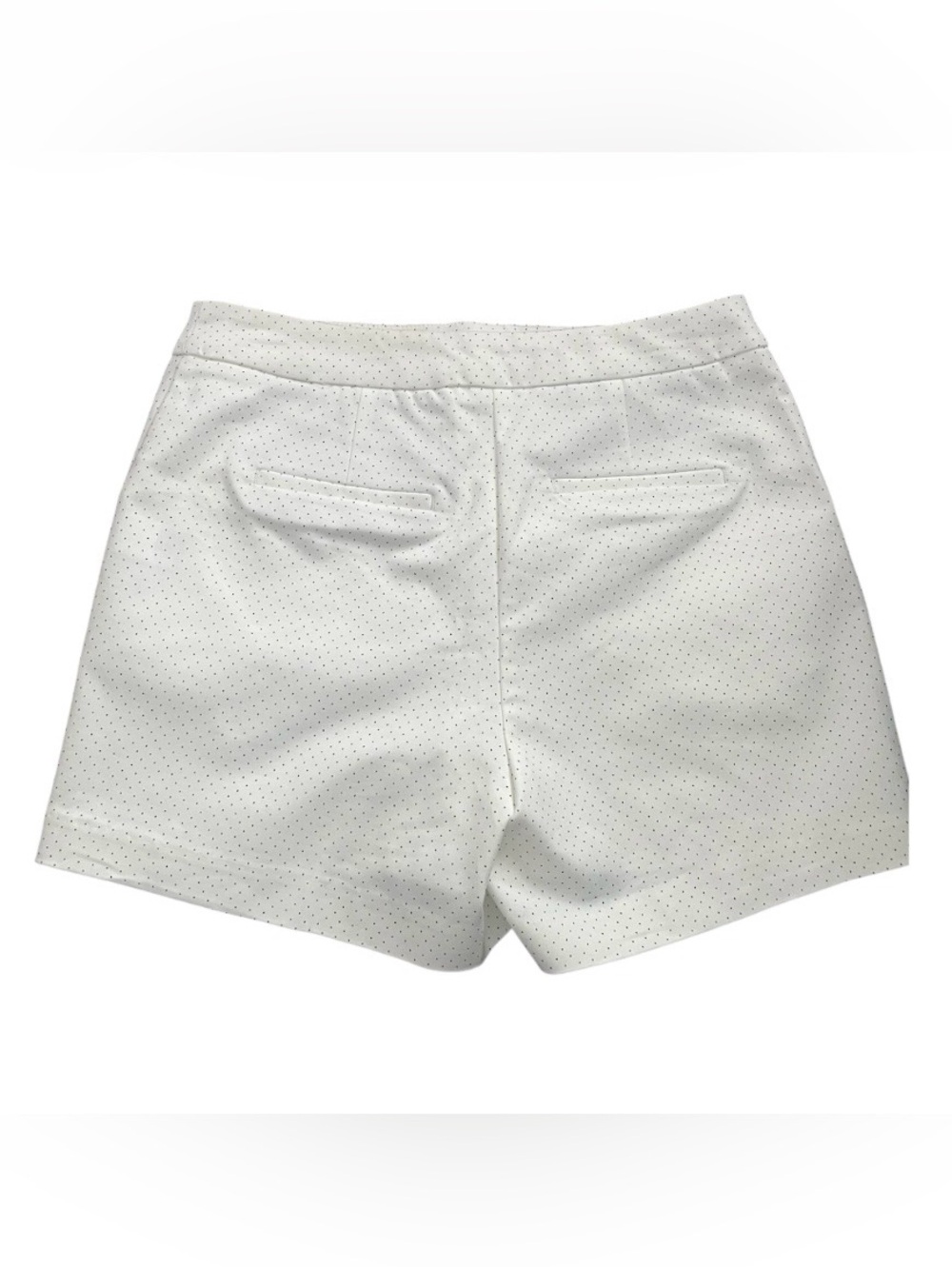 Rachel Zoe White Micro Polka Dot Shorts Pockets Size 4 - Picture 2 of 6